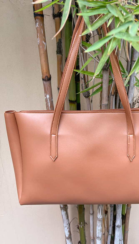 Liora Brown Tote Bag